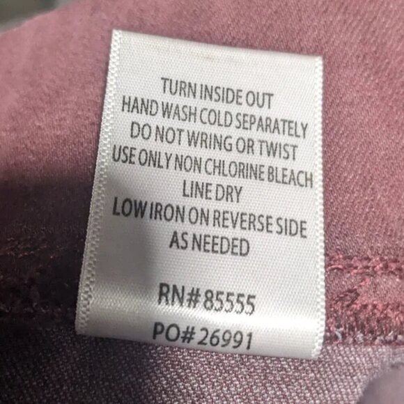 Pistola | Pull-on Skinny Jeans In Coated Black Cherry - Picture 5 of 5